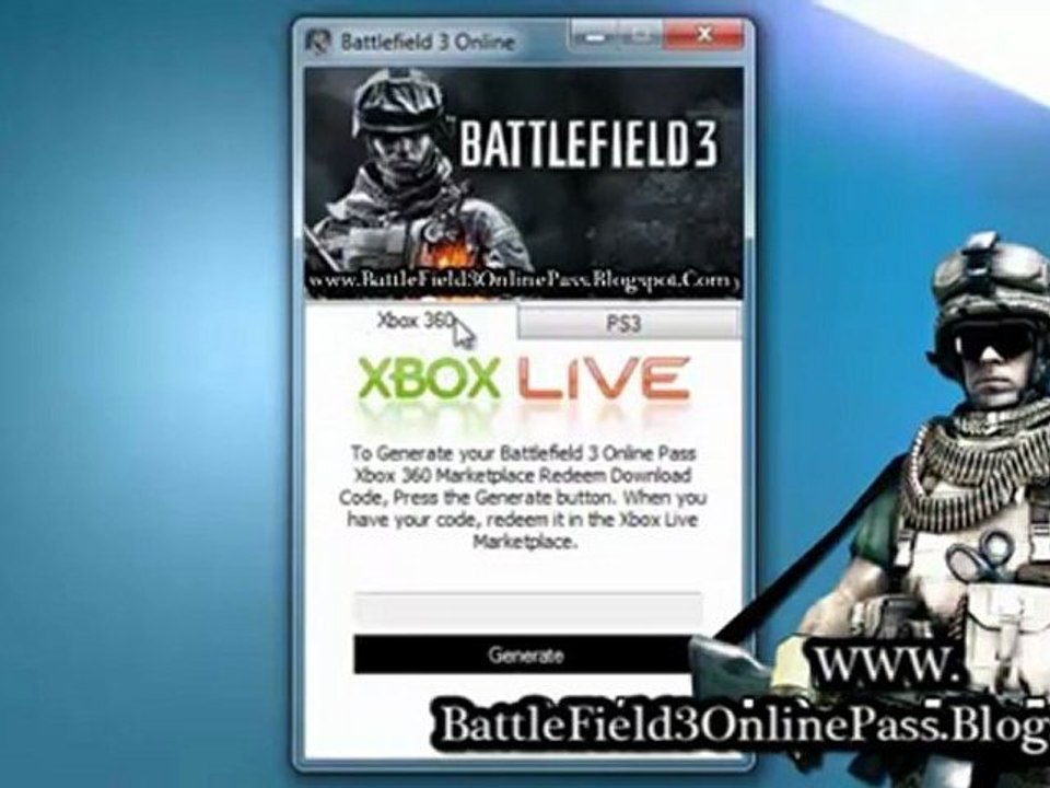 Get Battlefield 3 Online Pass Free! - Xbox 360 - PS3 - video Dailymotion