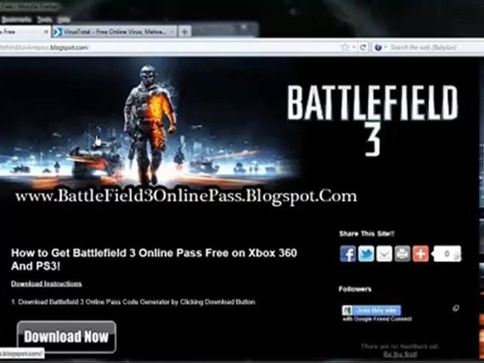 Battlefield 3 Free Online Pass Serial