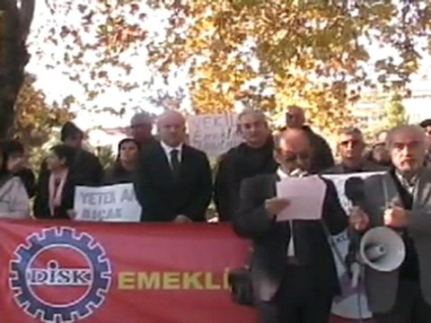 BURDUR EMEKLİ SEN BASIN AÇIKLAMASI