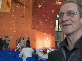 Inauguration du Mur d'escalade