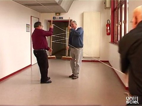 Faire un palan avec des balais