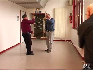 Faire un palan avec des balais