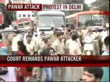 Parliament strongly condemns assault on Sharad Pawar