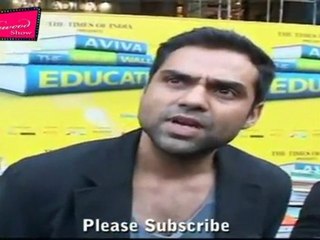 Abhay Deol With Aviva Great Wall Of Education 04