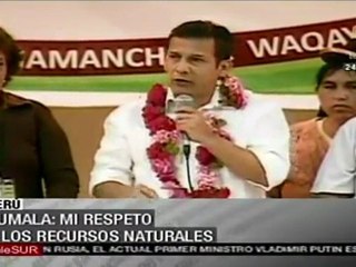 Presidente Humala pide tiempo para cambiar las cosas