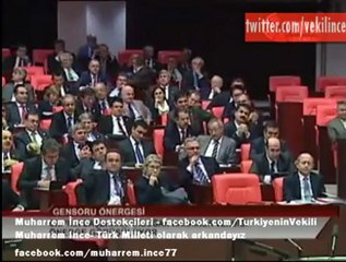 BEKLENEN KONUŞMA MUHARREM İNCE GENSORU İÇİN KÜRSÜDE !