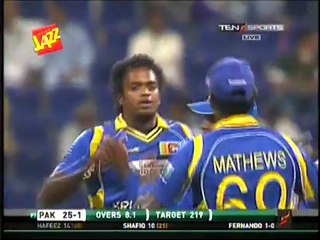 5nd ODI PAK vs SL Wickets Mobillnk Jazz Cup 23.11.2011