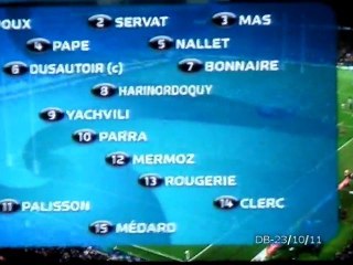 23 octobre 2011 Finale RWC 2011