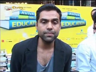 Abhay Deol At Initiative Aviva Great Wall Of Education.