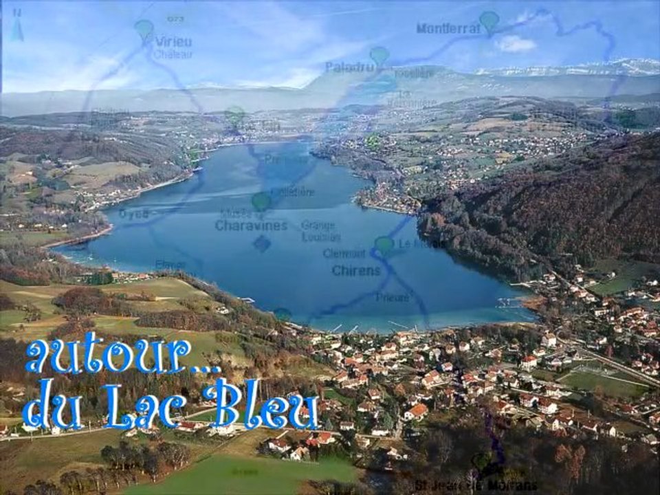 Autour du lac Bleu, Charavines, Paladru, Pays Voironnais.