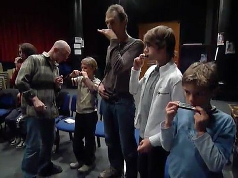 Stage d'initiation harmonica avec Antoine Laville - 2ème jour