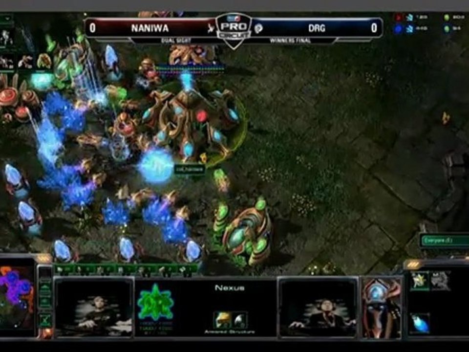 MLG Providence 2011 - Game 1 & 2 - Col.Naniwa (P) VS Col.MVP DRG (Z)