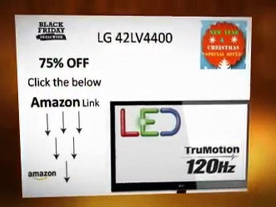 Black Friday LG 42LV4400 42-Inch 1080p 120Hz LED-LCD HDTV Black Friday