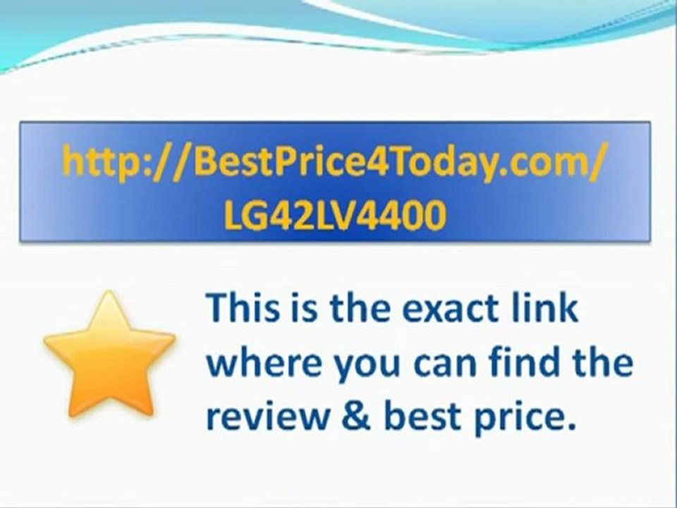 LG 42LV4400 Black Friday Cyber monday