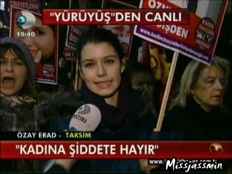 Beren Saat - "KADINA ŞİDDETE HAYIR " KANAL D Ana Haber