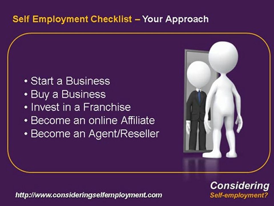 What is Self Employment? 03 Business Startt-Up Scotland Self Employment UK