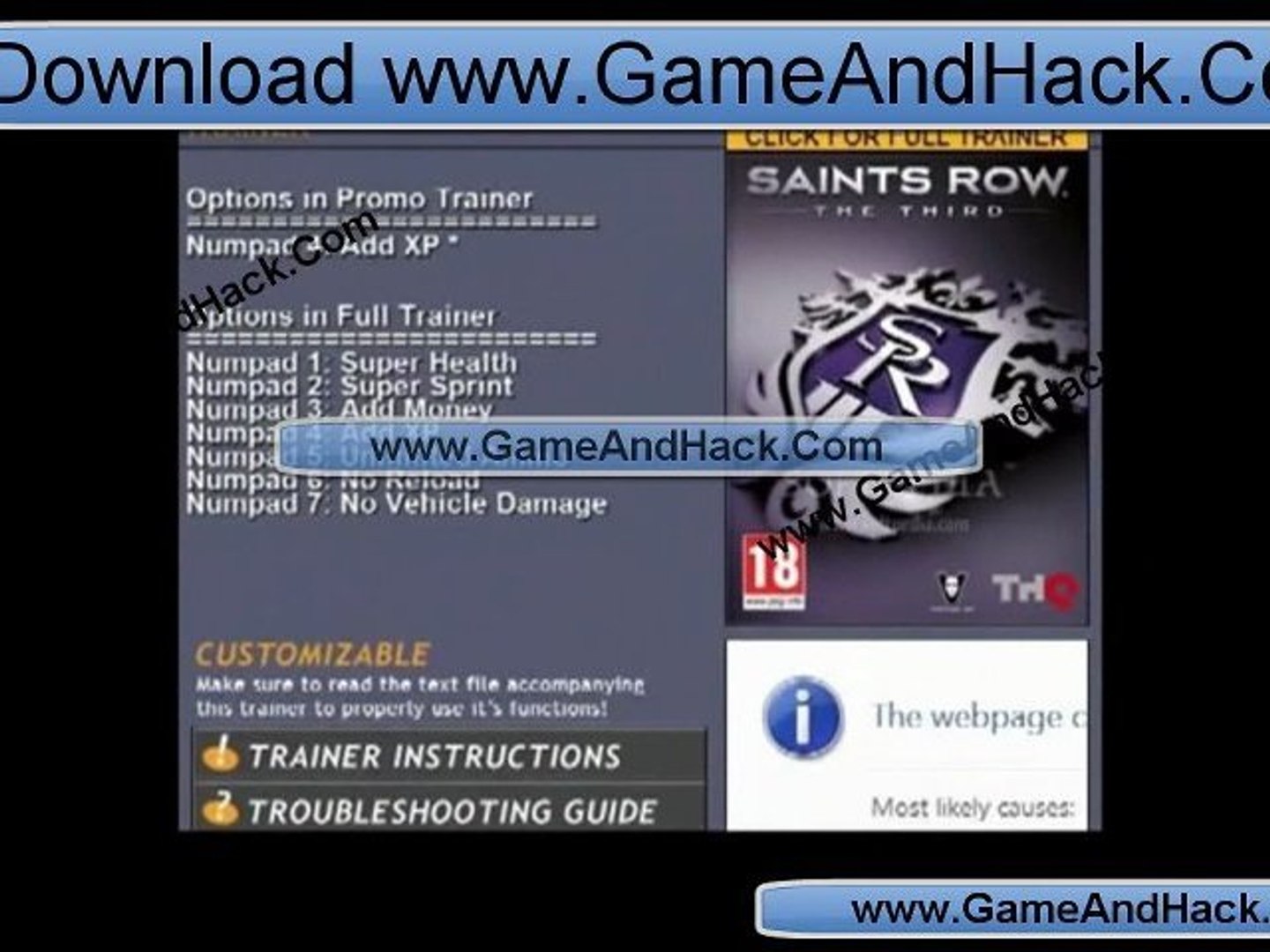 Saints Row The Third trainer [ Working Trainer ] – Видео Dailymotion
