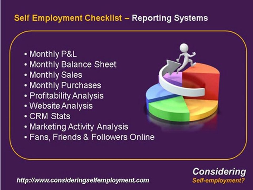 What is Self Employment? 13 Reporting Systems