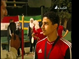 برنامج بانوراما رياضية يلتقي بابطال العالم لكرة السرعة اثناء التدريب في نادي الجزيرة