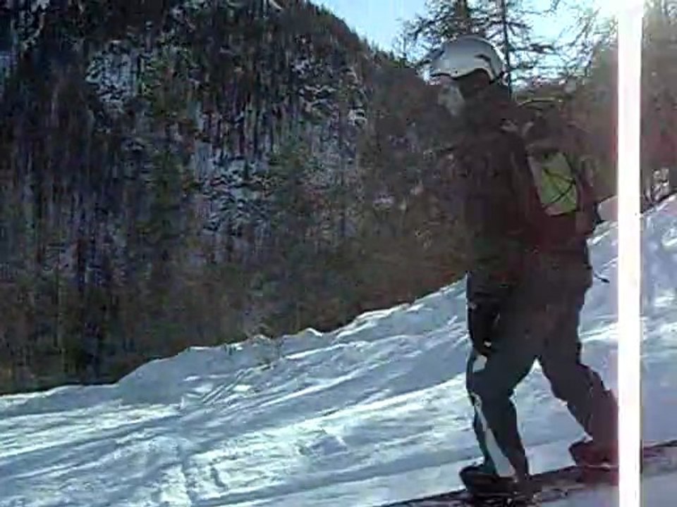 Ski Serre Chevalier 2007 piste gelée