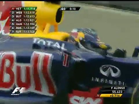 Sebastian Vettel faz a pole do GP do Brasil 26/11/11