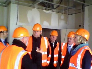 Metz Visite du Nouvel Hôpital de Mercy