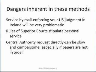 Hague Service Convention in Ireland