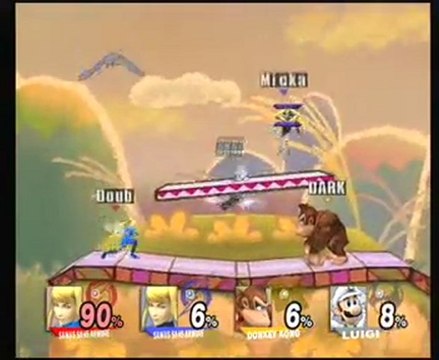 Super Smash Bros Brawl - Affrontement contre Mickanondorf et Darklink (partie 3)