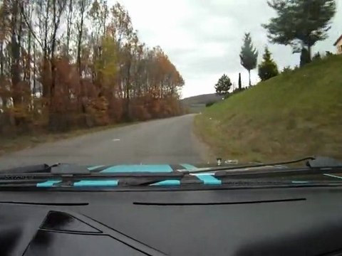 A bord de la deux zéro cinq de Lionel Bouquet, Rallye Monts et coteaux 2011