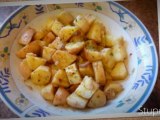 Les bonnes recettes de ptibou : Salade de pomme de terre au cumin