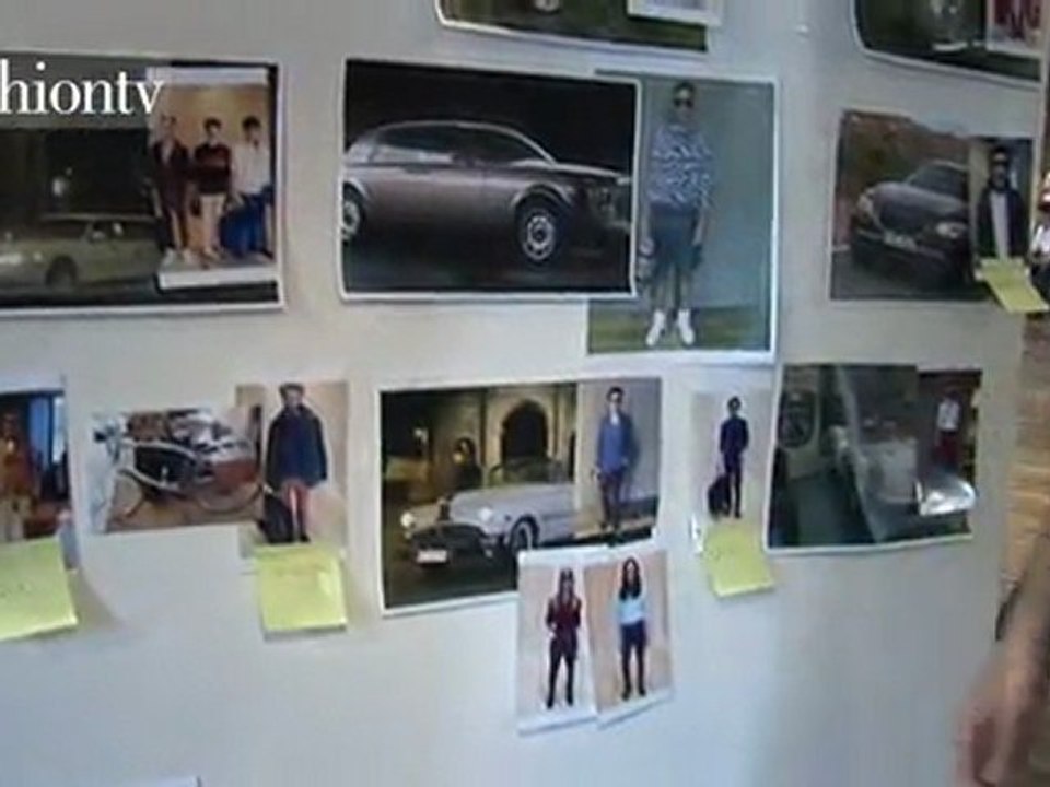 Trussardi Men Spring 2012: Designer At Work, Milan MFW | FTV