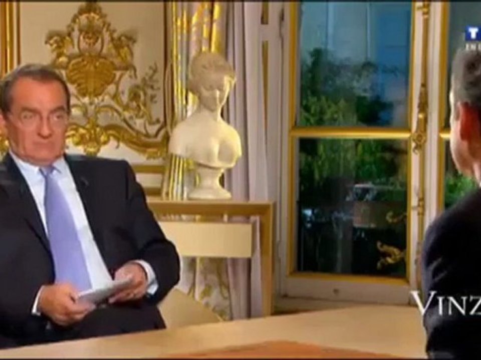 Nicolas Sarkozy annonce en direct qu'il va quitter Carla Bruni