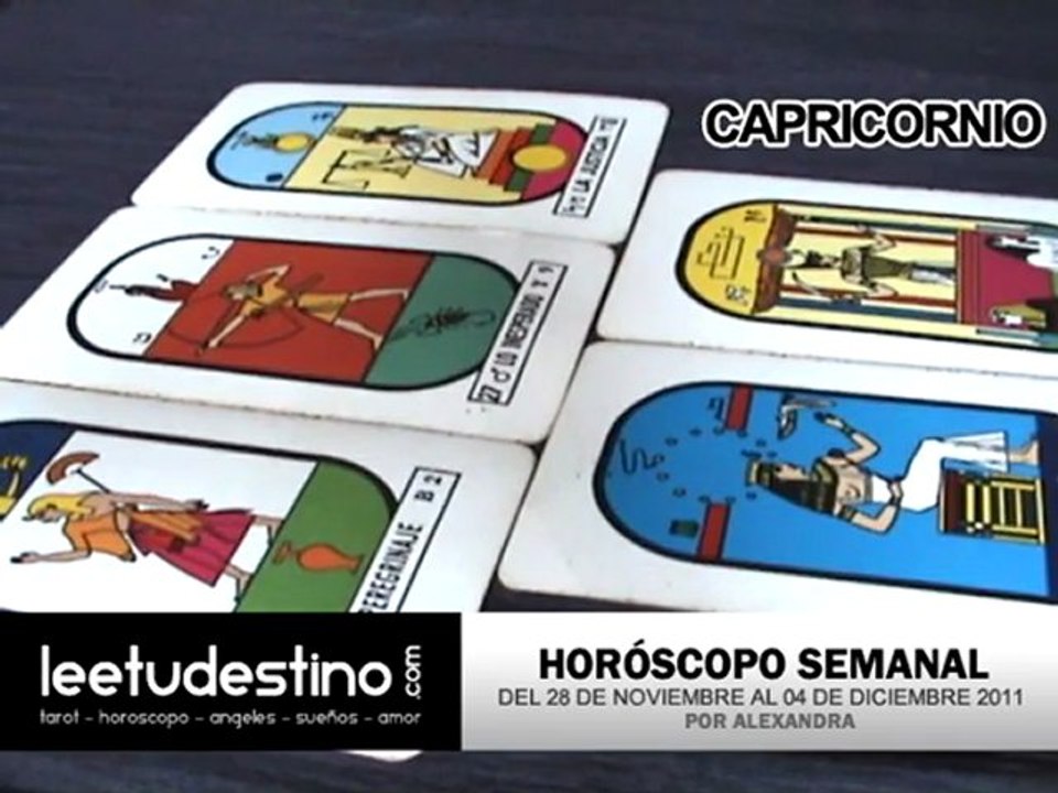 Horoscopo Capricornio 28 noviembre - 4 diciembre