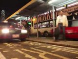 Timelapse of a taxi driver on night shift in Hong Kong