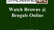 Watch Bengals Browns Online | Browns Bengals Live Streaming Football