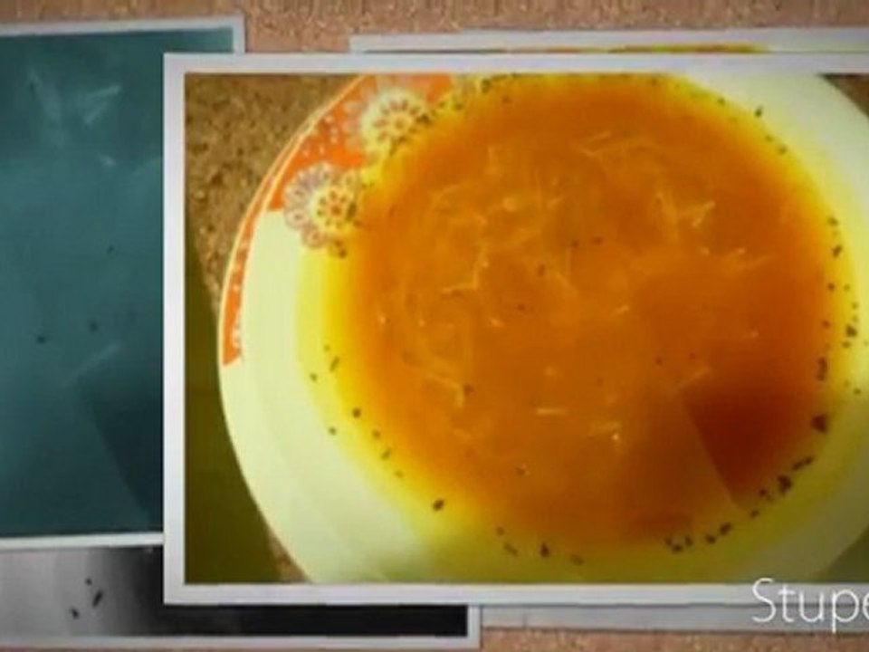 Les bonnes recettes de ptibou : Mon potage à la tomate et aux vermicelles