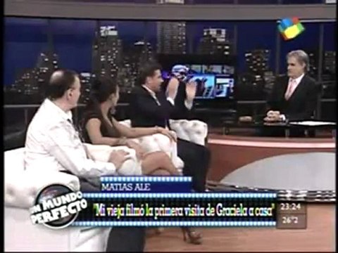 MATÍAS ALÉ CUENTA SU PRIMERA VEZ CON GRACIELA ALFANO
