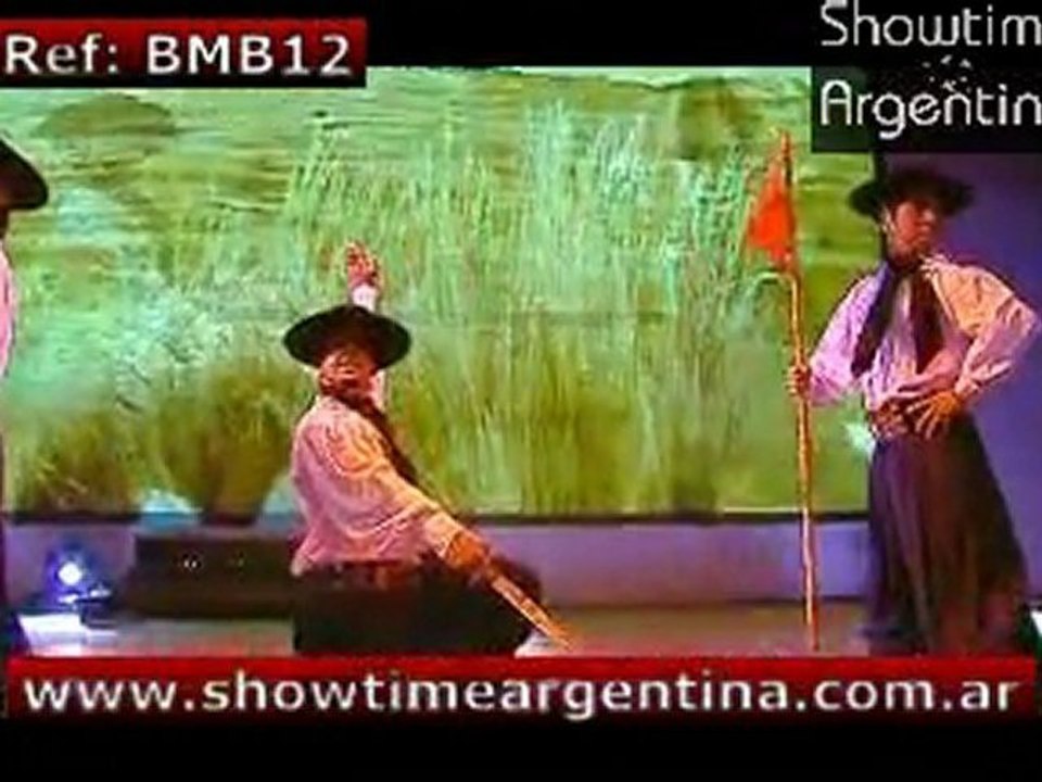 REF: BMB12 GAUCHOS MALAMBO BOLEADORAS FOLKLORE BAILARINES DANZAS - EVENTOS SHOWS  THEATERS  FESTIVALS  CRUISES
