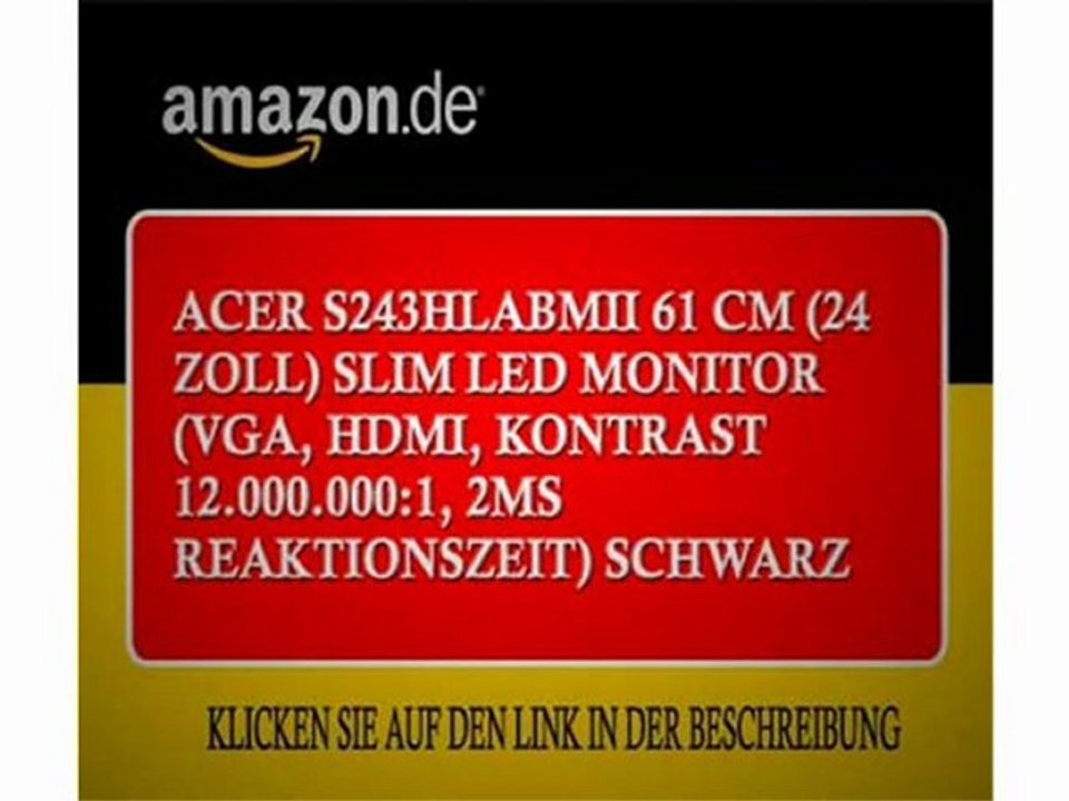 Acer S243HLAbmii 61 cm (24 Zoll) slim LED Monitor