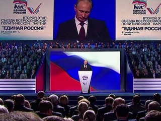 Russia's Putin confirms bid for third presidential term