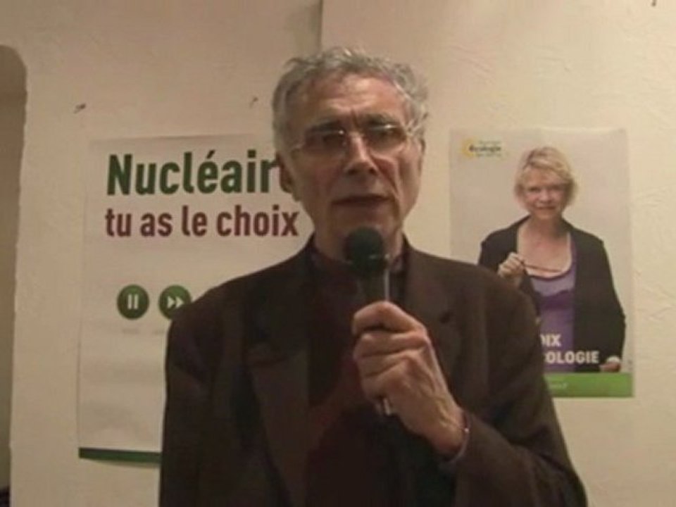 Les jeudis de l'écologie -RL La Seyne-St Mandrier - interview de Bernard Laponche