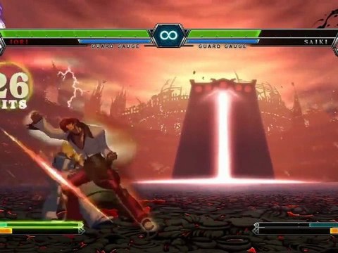 King of Fighters XIII - Lori Gameplay - PS3 / XB360