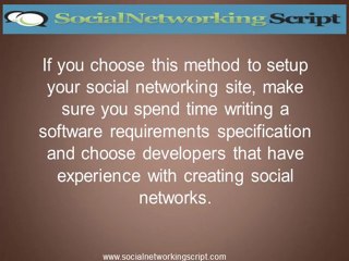 How to Setup Social Networking Site