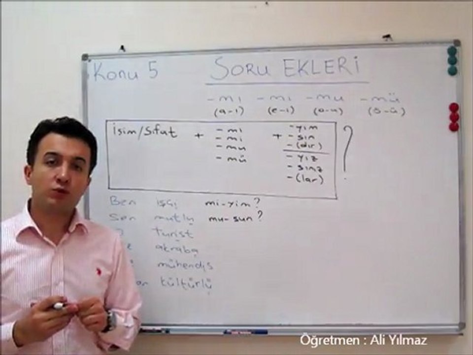 Turkish Lessons Unit   5  Question Word -Soru Eki