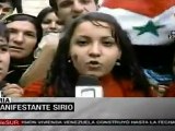 Sirios respaldan a Al Assad y rechazan sanciones