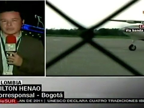 Santos y autoridades colombianas visitaron al sargento Erazo