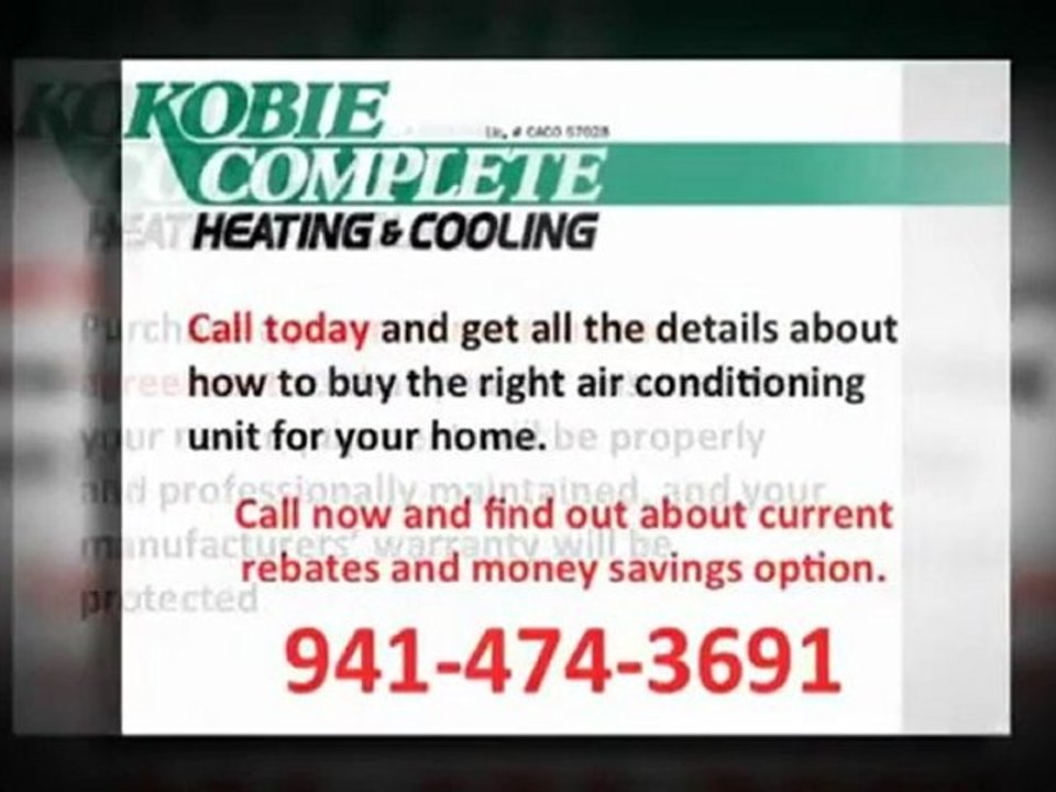 Air Conditioning Repair Service, Venice, FL - (941) 474-3691