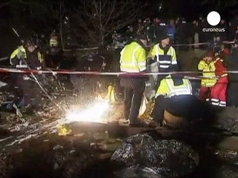 Déchets nucléaires : arrivée du convoi au terminus...