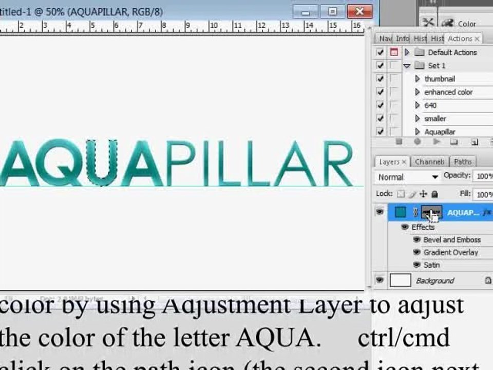 Glassy Logo Tutorial in Photoshop