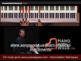 How to Play a Funk Groove on the Piano : Rolling Blues Chords for Funk Piano Solos